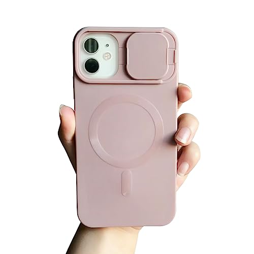 Fycyko Handyhülle für iPhone 11 Hülle, für iPhone XR Hülle Kompatibel mit MagSafe, Magnet Hülle Fenster Schieben Kameraschutz Silikon Case rutschfeste Schutzhülle für iPhone 11 / XR 6,1 Zoll - Rosa Fycyko Handyhülle für iPhone 11 Hülle, für iPhone XR Hülle Kompatibel mit MagSafe, Magnet Hülle Fenster Schieben Kameraschutz Silikon Case rutschfeste Schutzhülle für iPhone 11 / XR 6,1 Zoll - Rosa von Fycyko