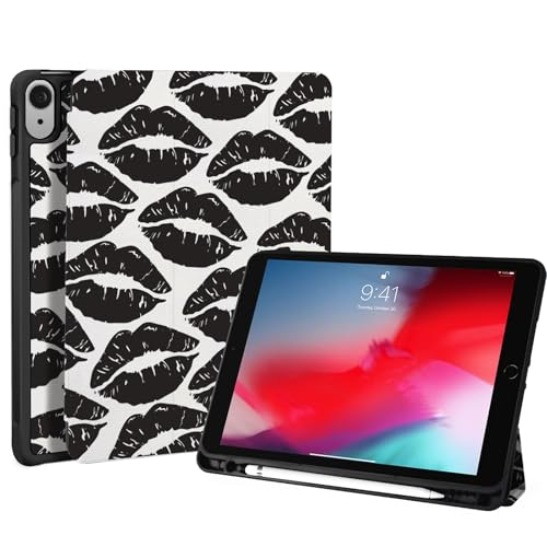 Fycyko Kompatibel mit iPad Air 11-Zoll M2 2024/iPad Air 4./5. Generation 2022/2020 Hülle mit Stifthalter & Tip Cover, Cute Sexy Lip Pattern Protective Schutzhülle-Lip Fycyko Kompatibel mit iPad Air 11-Zoll M2 2024/iPad Air 4./5. Generation 2022/2020 Hülle mit Stifthalter & Tip Cover, Cute Sexy Lip Pattern Protective Schutzhülle-Lip von Fycyko