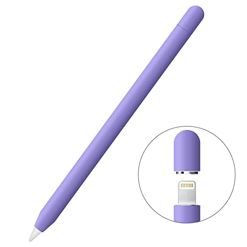 Fycyko Kompatibel mit iPad Pencil 1. Generation iPencil Hülle Weiche Silikon Schutzhülle Zubehör, Violett von Fycyko