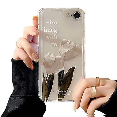 Fycyko Kompatibel mit iPhone 8 / iPhone 7/ iPhone SE 2022 / iPhone SE 2020, Aesthetic Blumen Schön Malen Design Girls Elegant Silikon TPU Handy Case Fycyko Kompatibel mit iPhone 8 / iPhone 7/ iPhone SE 2022 / iPhone SE 2020, Aesthetic Blumen Schön Malen Design Girls Elegant Silikon TPU Handy Case von Fycyko