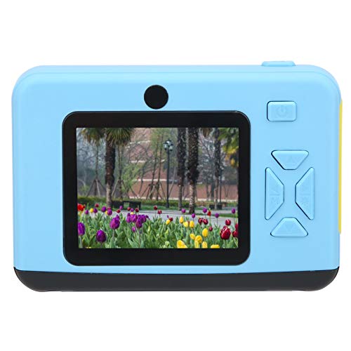 20 MP HD-Kinder-Digitalkamera, 2,0-Zoll-IPS-Bildschirm, Anti-Drop-Videoaufzeichnungskamera, Wiederaufladbare Kinderkamera, Vorderes und Hinteres Objektiv, Festival-Geschenke (Blau) von Fydun
