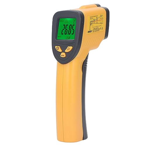 -50-600 ℃ Infrarot-Thermometer, Berührungslose Wärmetemperatur-Temperaturpistole Zum Kochen, Digitalanzeige, Infrarot-Erkennung für Pizzaofen -50-600 ℃ Infrarot-Thermometer, Berührungslose Wärmetemperatur-Temperaturpistole Zum Kochen, Digitalanzeige, Infrarot-Erkennung für Pizzaofen von Fydun