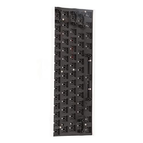 Fydun 61 Tasten Mechanische Tastatur DIY Kit Unterstützung 2,4 G BT 3.0 5.0 Typ C Kabelgebundene Modulare Mechanische Gaming-Tastatur mit RGB, Professionelles Zubehör (White) von Fydun
