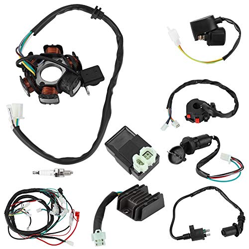 Fydun Kabelbaum Elektrischer Kit Relais Gleichrichter Magneto Stator Ignition Generator für GY6 125ccm 150ccm Fydun Kabelbaum Elektrischer Kit Relais Gleichrichter Magneto Stator Ignition Generator für GY6 125ccm 150ccm von Fydun