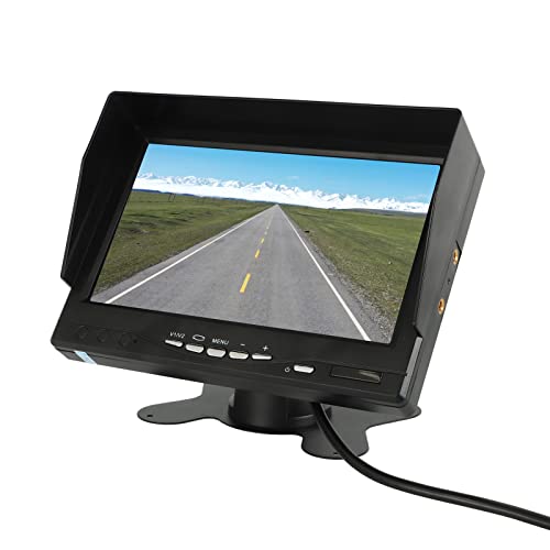 Fydun Rückfahrkamera Monitor 7 Zoll HD LCD Monitor Bildschirm für Auto Rückfahrkamera für Pickup SUV LKW RV Rückfahrkamera von Fydun