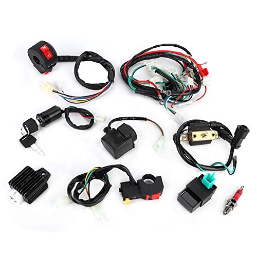 Hlyjoon Kabelbaum CDI Kabelbaum Magnetspule Gleichrichter CDI Kit Passend für 50ccm 70ccm 110ccm 125ccm ATV Quad Bike Hlyjoon Kabelbaum CDI Kabelbaum Magnetspule Gleichrichter CDI Kit Passend für 50ccm 70ccm 110ccm 125ccm ATV Quad Bike von Fydun