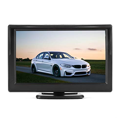 Rückfahrkamera, 5-Zoll-TFT-LCD-Monitor für Autos, 2-Kanal-Videoeingang mit 8 LEDs, wasserdichte Nachtsichtkamera für Autos, SUVs, LKWs, Wohnmobile LK3 von Fydun