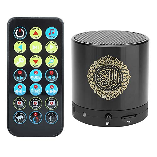 Tragbarer Bluetooth Lautsprecher, drahtlose Fernbedienung Digital Quran MP3 Player Geschenke mit USB Aufladung, Song, FM Radio 8G Karte von Fydun