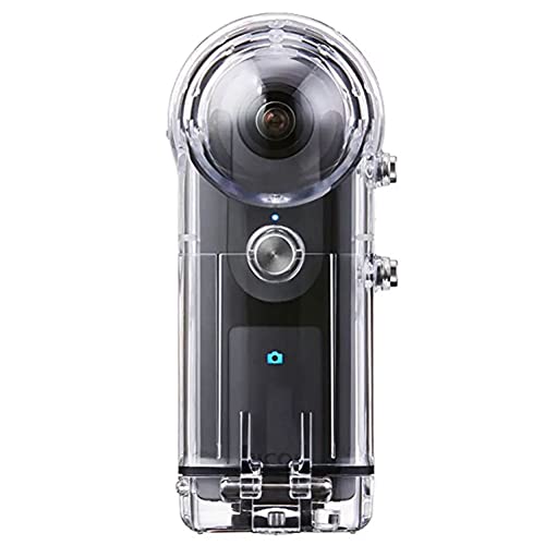 Wasserdichtes Gehäuse für Ricoh Theta S/für Theta V/für Theta SC 360 ° Panoramakamera Tauchgehäuse Transparente wasserdichte Abdeckung 30M Schutzhülle Zubehör von Fydun