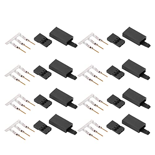 Fyearfly 100 Satz Servostecker, RC-Servostecker-Kit 3-poliges Gehäuse JST-Steckerleiste 11.041 mit Haken für Modellflugzeuge Fyearfly 100 Satz Servostecker, RC-Servostecker-Kit 3-poliges Gehäuse JST-Steckerleiste 11.041 mit Haken für Modellflugzeuge von Fyearfly