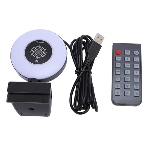 Fyearfly Webcam 4K mit Licht, 1080P USB-Streaming-Kamera mit Mikrofon et Fernsteuerung Webcam AutoFokus für Gaming PC Laptop Desktop Fyearfly Webcam 4K mit Licht, 1080P USB-Streaming-Kamera mit Mikrofon et Fernsteuerung Webcam AutoFokus für Gaming PC Laptop Desktop von Fyearfly