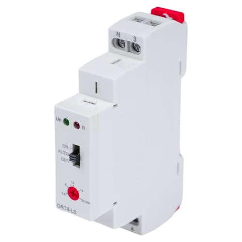 Treppenlicht Zeitschalter, Mechanische Elektronische Relais Zeitschaltuhr, GEYA GRT8 LS DIN Schiene Treppenhaus Zeitschaltuhr 230 VAC 16 A 0,5–20 Minuten Verzögerung Korridor Lichtschalter von Fyearfly