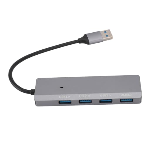 USB 3.0 Hub 4 Port USB -Splitteradapter 4 Ports Extender mit 5Gbit / S Datenübertragung für HDD -Desktop -Laptop -PC -Flash -Laufwerk -Drucker -Tastatur von Fyearfly