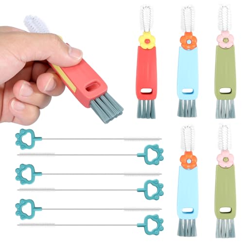12 Stück Cup Lid Cleaning Brush 3 In 1 Reinigungsbürsten Set Lange Bürste Kurze Bürste Flaschenreiniger Bürste zum Reinigen von Gläsern Babyflaschen Sportbechern Weingläsern Teetassen 12 Stück Cup Lid Cleaning Brush 3 In 1 Reinigungsbürsten Set Lange Bürste Kurze Bürste Flaschenreiniger Bürste zum Reinigen von Gläsern Babyflaschen Sportbechern Weingläsern Teetassen von Fyeme
