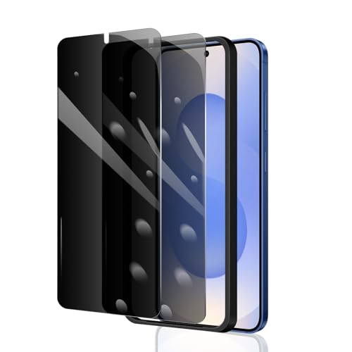 2 Stück Sichtschutz Schutzfolie für Samsung Galaxy S24/S25 mit Einfaches Installationswerkzeug, Anti-Spy Panzer Schutz Glas, Anti-Spionage Panzerfolie, Display Sichtschutzfolie aus gehärtetem Glas 2 Stück Sichtschutz Schutzfolie für Samsung Galaxy S24/S25 mit Einfaches Installationswerkzeug, Anti-Spy Panzer Schutz Glas, Anti-Spionage Panzerfolie, Display Sichtschutzfolie aus gehärtetem Glas von Fylnatc