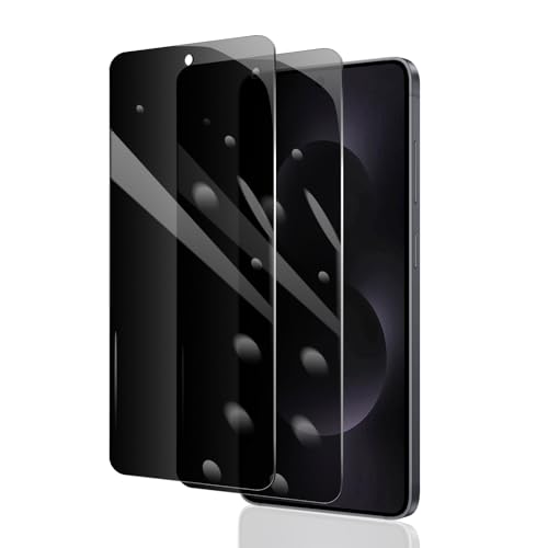 2 Stück Sichtschutz Schutzfolie für Samsung Galaxy S25 Edge, Anti-Spy Panzer Schutz Glas, Anti-Spionage Panzerfolie, Display Sichtschutzfolie aus gehärtetem Glas, Privacy Schutzglas, Anti- Kratzer von Fylnatc