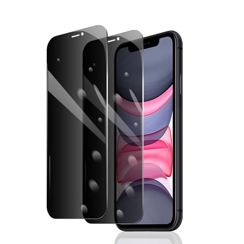 2 Stück Sichtschutz Schutzfolie für iPhone 11/iPhone XR, Anti-Spy Panzer Schutz Glas, Anti-Spionage Panzerfolie, Display Sichtschutzfolie aus gehärtetem Glas, Privacy Schutzglas, Anti- Kratzer 2 Stück Sichtschutz Schutzfolie für iPhone 11/iPhone XR, Anti-Spy Panzer Schutz Glas, Anti-Spionage Panzerfolie, Display Sichtschutzfolie aus gehärtetem Glas, Privacy Schutzglas, Anti- Kratzer von Fylnatc