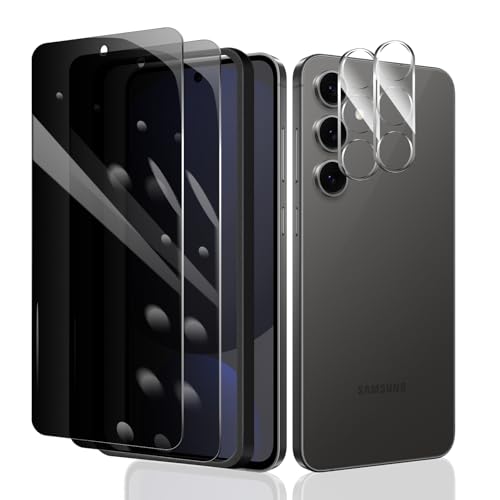 2 × Sichtschutz Displayschutzfolie für Galaxy S24 FE+ 2 × Kameraobjektivschutz + 1 × Einbaurahmen, Anti-Spionage-Hartglasfolie, 9H Härte, einfache Installation, blasenfrei, stoßfester Schutz 2 × Sichtschutz Displayschutzfolie für Galaxy S24 FE+ 2 × Kameraobjektivschutz + 1 × Einbaurahmen, Anti-Spionage-Hartglasfolie, 9H Härte, einfache Installation, blasenfrei, stoßfester Schutz von Fylnatc