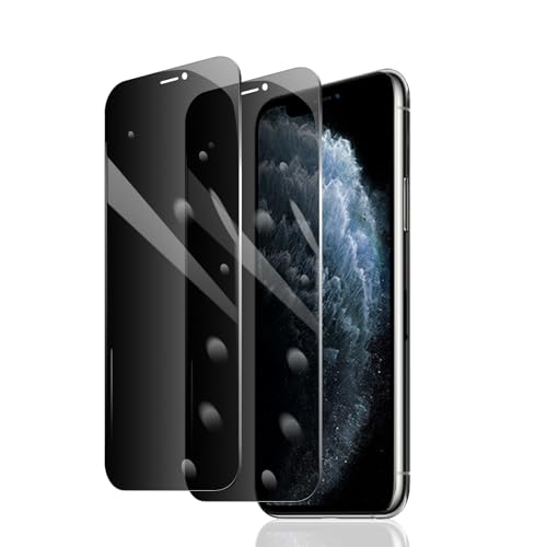 Fylnatc 2 Stück Sichtschutz Schutzfolie für iPhone 11 Pro/iPhone Xs/iPhone X, Anti-Spy Panzer Schutz Glas, Anti-Spionage Panzerfolie, Display Sichtschutzfolie aus gehärtetem Glas, Privacy Schutzglas Fylnatc 2 Stück Sichtschutz Schutzfolie für iPhone 11 Pro/iPhone Xs/iPhone X, Anti-Spy Panzer Schutz Glas, Anti-Spionage Panzerfolie, Display Sichtschutzfolie aus gehärtetem Glas, Privacy Schutzglas von Fylnatc
