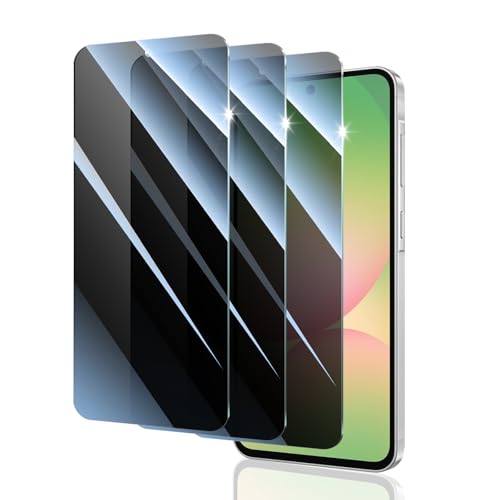 3 Stück Sichtschutz Panzer Schutz Glas für Samsung Galaxy S24 FE/A55/A35/A56/A36, Anti-Spähen Gehärtetes Glas Schutzfolie, Panzerglas Privacy Zubehör Panzerfolie Displayschutzfolie, 9H Härte 3 Stück Sichtschutz Panzer Schutz Glas für Samsung Galaxy S24 FE/A55/A35/A56/A36, Anti-Spähen Gehärtetes Glas Schutzfolie, Panzerglas Privacy Zubehör Panzerfolie Displayschutzfolie, 9H Härte von Fynorao