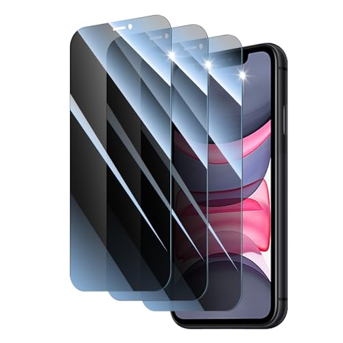 Fynorao 3 Stück Sichtschutz Panzer Schutz Glas für iPhone 11/iPhone XR, Anti-Spähen Gehärtetes Glas Schutzfolie, Panzerglas Privacy Panzerfolie Displayschutzfolie, 9H Härte, Anti- Kratzer Fynorao 3 Stück Sichtschutz Panzer Schutz Glas für iPhone 11/iPhone XR, Anti-Spähen Gehärtetes Glas Schutzfolie, Panzerglas Privacy Panzerfolie Displayschutzfolie, 9H Härte, Anti- Kratzer von Fynorao