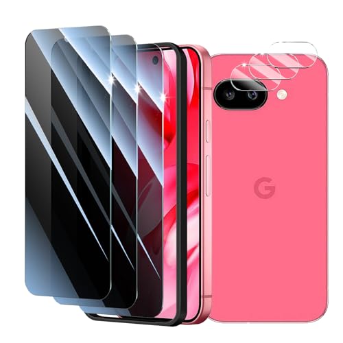 Fynorao Sichtschutz Panzer Schutz Glas für Google pixel 9A, 3*Anti-Spähen Gehärtetes Glas Schutzfolie und 3*Kameraschutz mit einfachem Befestigungswerkzeug, Panzerglas Displayschutzfolie, 9H Härte Fynorao Sichtschutz Panzer Schutz Glas für Google pixel 9A, 3*Anti-Spähen Gehärtetes Glas Schutzfolie und 3*Kameraschutz mit einfachem Befestigungswerkzeug, Panzerglas Displayschutzfolie, 9H Härte von Fynorao