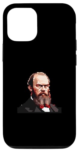 Fjodor Dostojewski 8 Bit Hülle für iPhone 12/12 Pro von Fyodor Dostoevsky Art Style Designs For Historians