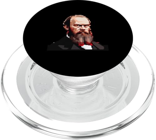 Fjodor Dostojewski 8 Bit PopSockets PopGrip für MagSafe Fjodor Dostojewski 8 Bit PopSockets PopGrip für MagSafe von Fyodor Dostoevsky Art Style Designs For Historians
