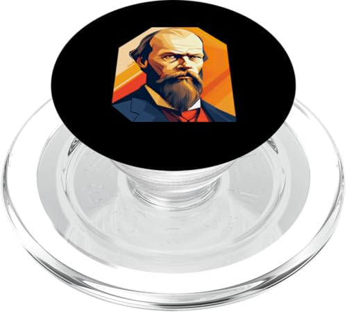 Fjodor Dostojewski 90er Jahre Retro PopSockets PopGrip für MagSafe Fjodor Dostojewski 90er Jahre Retro PopSockets PopGrip für MagSafe von Fyodor Dostoevsky Art Style Designs For Historians