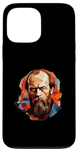 Fjodor Dostojewski Abstrakte Kunst Hülle für iPhone 13 Pro Max von Fyodor Dostoevsky Art Style Designs For Historians
