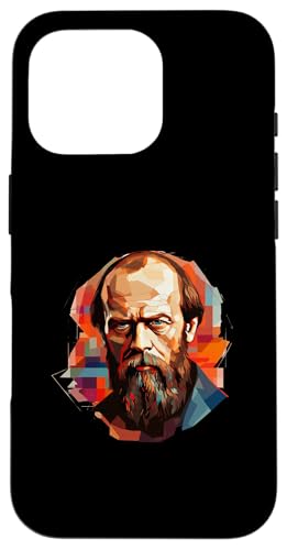 Fjodor Dostojewski Abstrakte Kunst Hülle für iPhone 16 Pro von Fyodor Dostoevsky Art Style Designs For Historians