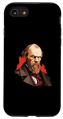 Fjodor Dostojewski Anime Hülle für iPhone SE (2020) / 7 / 8 von Fyodor Dostoevsky Art Style Designs For Historians