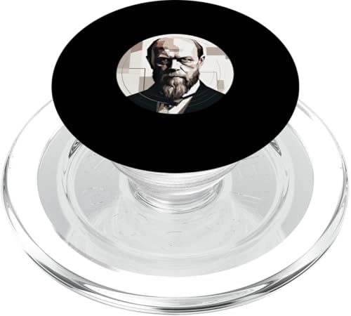 Fjodor Dostojewski Bauhaus PopSockets PopGrip für MagSafe Fjodor Dostojewski Bauhaus PopSockets PopGrip für MagSafe von Fyodor Dostoevsky Art Style Designs For Historians