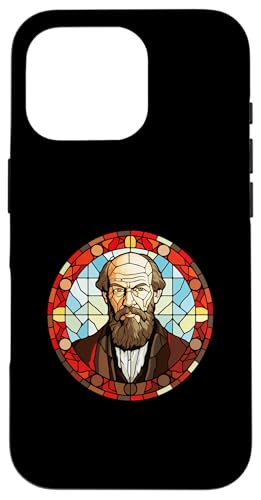 Fjodor Dostojewski Glasmalerei Hülle für iPhone 16 Pro von Fyodor Dostoevsky Art Style Designs For Historians
