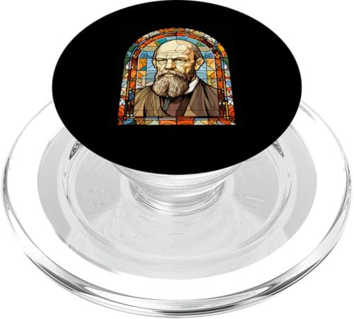 Fjodor Dostojewski Glasmalerei PopSockets PopGrip für MagSafe Fjodor Dostojewski Glasmalerei PopSockets PopGrip für MagSafe von Fyodor Dostoevsky Art Style Designs For Historians