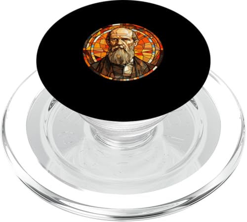 Fjodor Dostojewski Glasmalerei PopSockets PopGrip für MagSafe Fjodor Dostojewski Glasmalerei PopSockets PopGrip für MagSafe von Fyodor Dostoevsky Art Style Designs For Historians