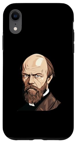 Fjodor-Dostojewski-Karikatur Hülle für iPhone XR Fjodor-Dostojewski-Karikatur Hülle für iPhone XR von Fyodor Dostoevsky Art Style Designs For Historians