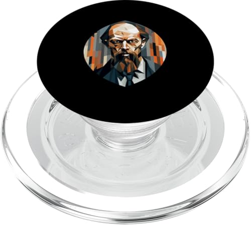 Fjodor Dostojewski Kubismus PopSockets PopGrip für MagSafe Fjodor Dostojewski Kubismus PopSockets PopGrip für MagSafe von Fyodor Dostoevsky Art Style Designs For Historians