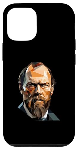 Fjodor Dostojewski Low Poly Art Hülle für iPhone 12/12 Pro von Fyodor Dostoevsky Art Style Designs For Historians