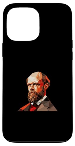 Fjodor Dostojewski Low Poly Art Hülle für iPhone 13 Pro Max von Fyodor Dostoevsky Art Style Designs For Historians