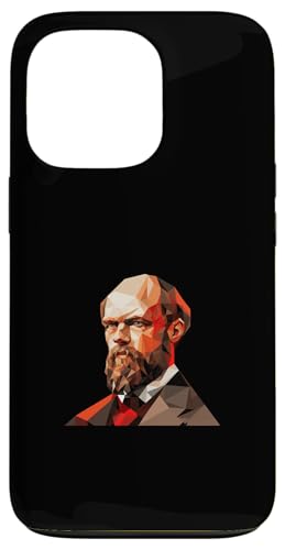 Fjodor Dostojewski Low Poly Art Hülle für iPhone 13 Pro von Fyodor Dostoevsky Art Style Designs For Historians