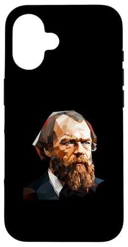 Fjodor Dostojewski Low Poly Art Hülle für iPhone 16 von Fyodor Dostoevsky Art Style Designs For Historians