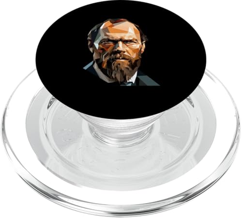 Fjodor Dostojewski Low Poly Art PopSockets PopGrip für MagSafe Fjodor Dostojewski Low Poly Art PopSockets PopGrip für MagSafe von Fyodor Dostoevsky Art Style Designs For Historians