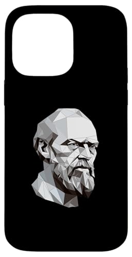 Fjodor Dostojewski Origami Hülle für iPhone 14 Pro Max von Fyodor Dostoevsky Art Style Designs For Historians
