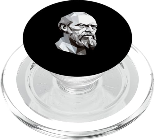 Fjodor Dostojewski Origami PopSockets PopGrip für MagSafe von Fyodor Dostoevsky Art Style Designs For Historians