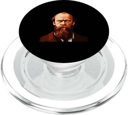 Fjodor Dostojewski Pixelkunst PopSockets PopGrip für MagSafe Fjodor Dostojewski Pixelkunst PopSockets PopGrip für MagSafe von Fyodor Dostoevsky Art Style Designs For Historians