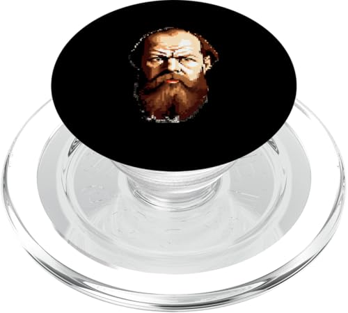 Fjodor Dostojewski Pixelkunst PopSockets PopGrip für MagSafe Fjodor Dostojewski Pixelkunst PopSockets PopGrip für MagSafe von Fyodor Dostoevsky Art Style Designs For Historians