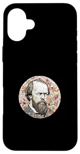 Fjodor Dostojewski Psychedelisch Hülle für iPhone 16 Plus von Fyodor Dostoevsky Art Style Designs For Historians