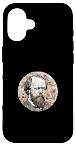 Fjodor Dostojewski Psychedelisch Hülle für iPhone 16 von Fyodor Dostoevsky Art Style Designs For Historians