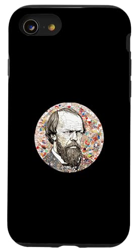 Fjodor Dostojewski Psychedelisch Hülle für iPhone SE (2020) / 7 / 8 von Fyodor Dostoevsky Art Style Designs For Historians